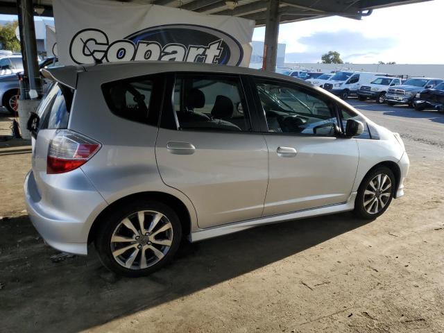 JHMGE8H5XCS005695 - 2012 HONDA FIT SPORT SILVER photo 3