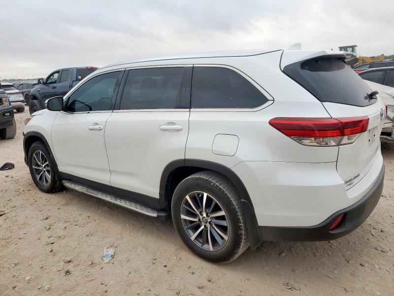 5TDKZRFH6KS552229 - 2019 TOYOTA HIGHLANDER SE Weiß Foto 2