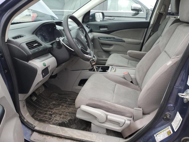 2HKRM4H56DH675413 - 2013 HONDA CR-V EX ლურჯი ფოტო 7