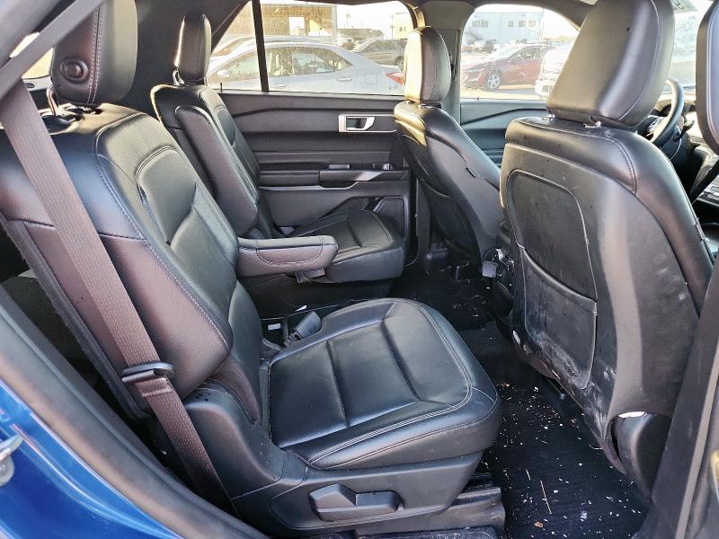1FMSK7DH6LGB92995 - 2020 FORD EXPLORER XLT BLUE photo 11