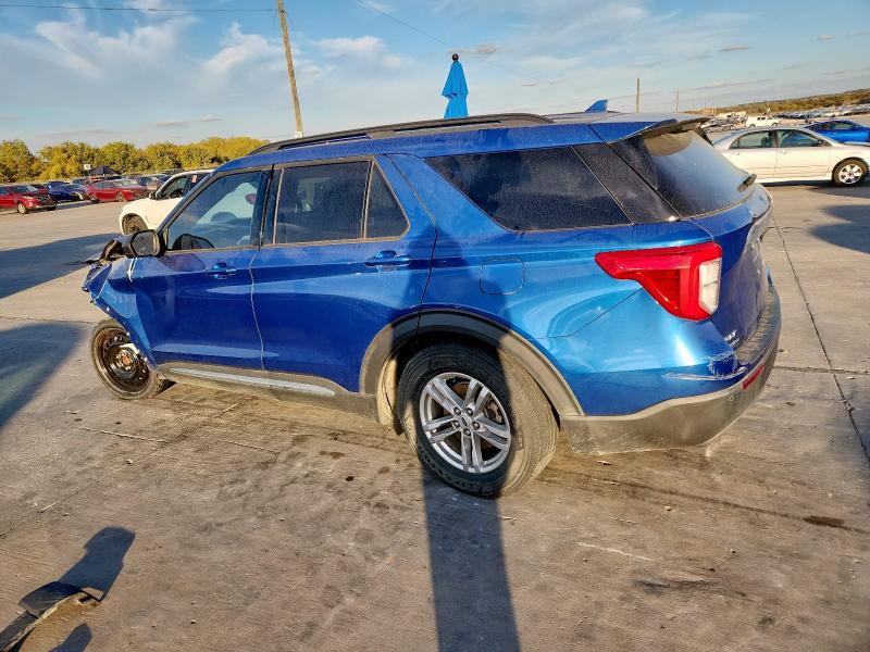 1FMSK7DH6LGB92995 - 2020 FORD EXPLORER XLT BLUE photo 2