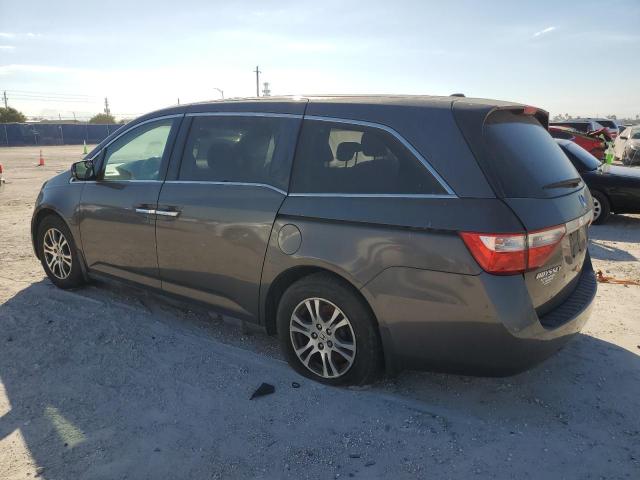 5FNRL5H63CB090870 - 2012 HONDA ODYSSEY EXL GRAY photo 2