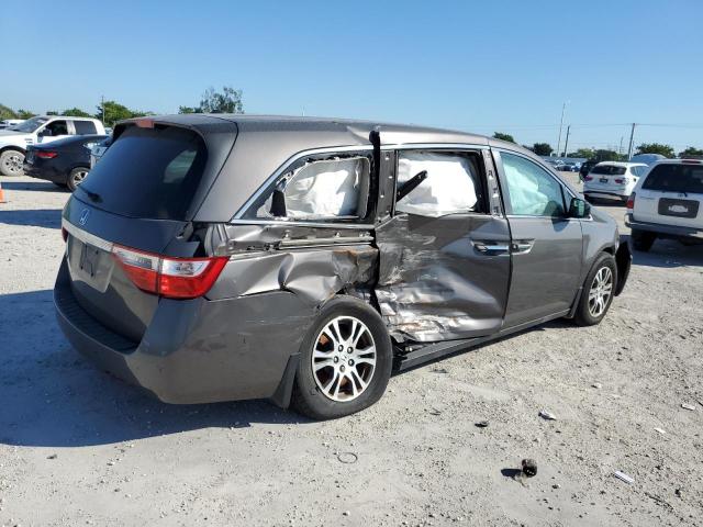 5FNRL5H63CB090870 - 2012 HONDA ODYSSEY EXL GRAY photo 3