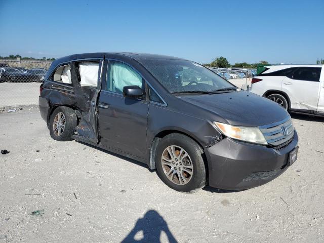 5FNRL5H63CB090870 - 2012 HONDA ODYSSEY EXL GRAY photo 4
