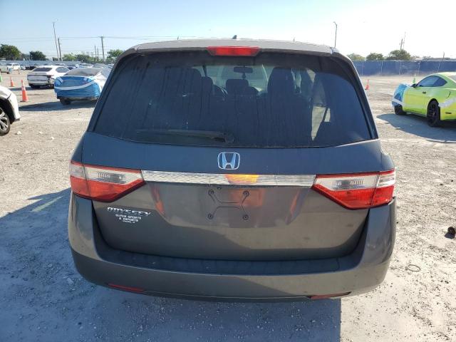 5FNRL5H63CB090870 - 2012 HONDA ODYSSEY EXL GRAY photo 6
