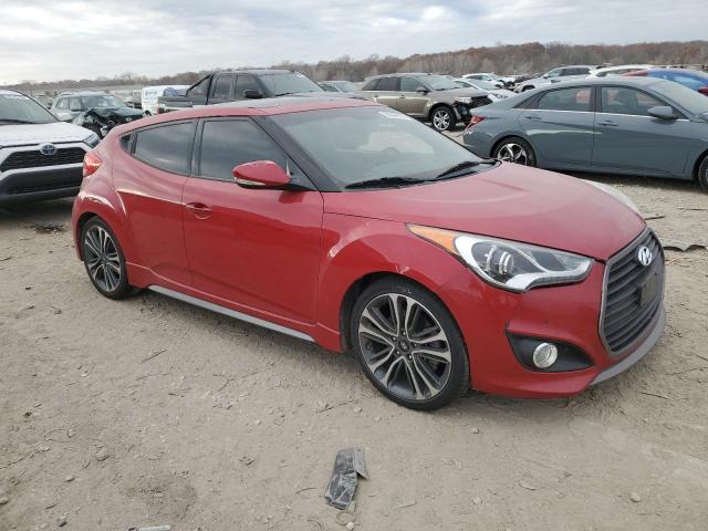 KMHTC6AE3GU278858 - 2016 HYUNDAI VELOSTER TURBO RED photo 4