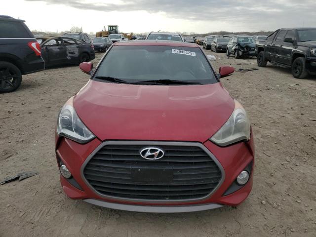 KMHTC6AE3GU278858 - 2016 HYUNDAI VELOSTER TURBO RED photo 5