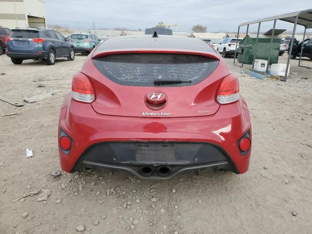KMHTC6AE3GU278858 - 2016 HYUNDAI VELOSTER TURBO RED photo 6