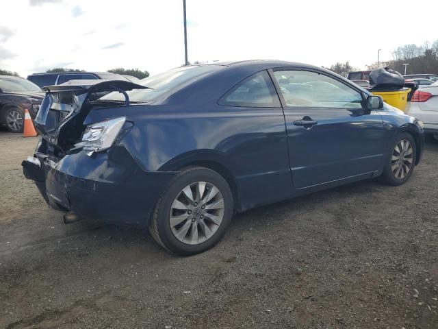2HGFG12809H539341 - 2009 HONDA CIVIC EX BLUE photo 3