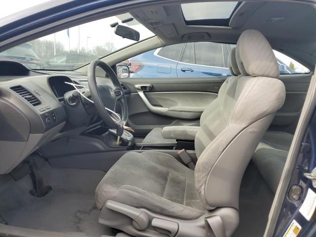 2HGFG12809H539341 - 2009 HONDA CIVIC EX BLUE photo 7