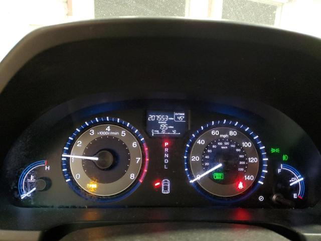 5FNRL5H69BB069083 - 2011 HONDA ODYSSEY EXL BLACK photo 9