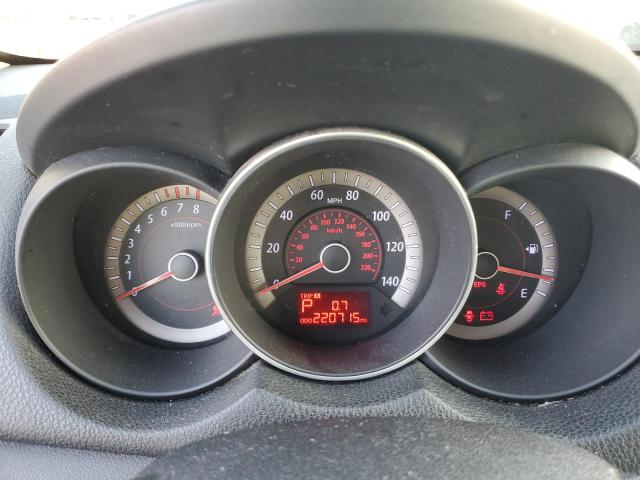 KNAFU4A28B5391634 - 2011 KIA FORTE EX SILVER photo 9