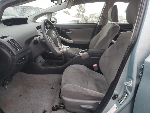 JTDKN3DP9D3032873 - 2013 TOYOTA PRIUS PLUG TURQUOISE photo 7