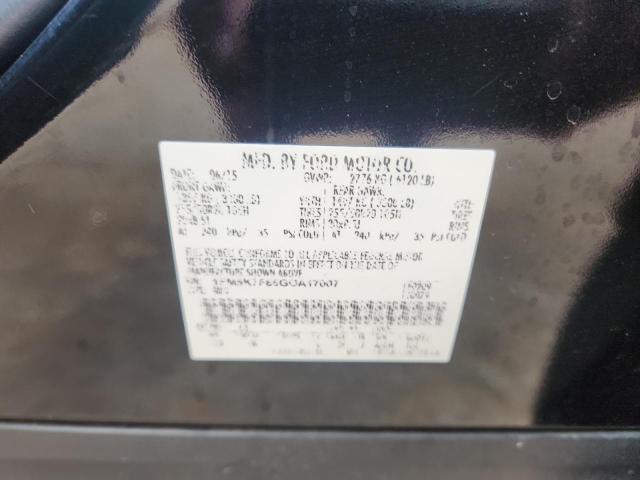 1FM5K7F85GGA17007 - 2016 FORD EXPLORER LIMITED BLACK photo 12