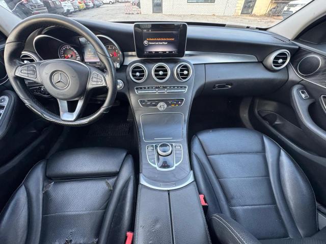 WDDWF4KB4HR241054 - 2017 MERCEDES-BENZ C 300 4MATIC WHITE photo 9