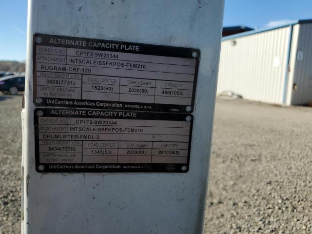 CP1F29W20344 - 2015 NISSAN FORKLIFT Biały zdjęcie 10