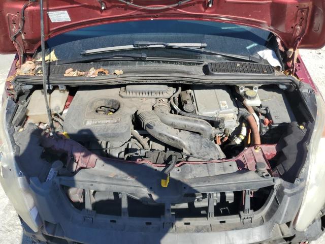 1FADP5BU7EL507449 - 2014 FORD C-MAX SEL RED photo 12