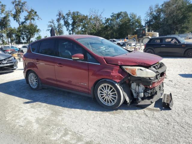 1FADP5BU7EL507449 - 2014 FORD C-MAX SEL RED photo 4