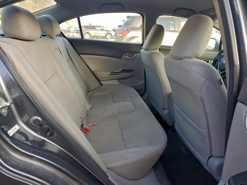19XFB2F59CE063659 - 2012 HONDA CIVIC LX GRAY photo 10