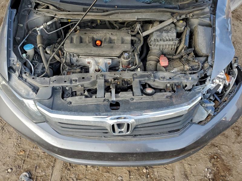 19XFB2F59CE063659 - 2012 HONDA CIVIC LX GRAY photo 11