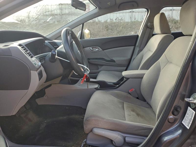 19XFB2F59CE063659 - 2012 HONDA CIVIC LX GRAY photo 7