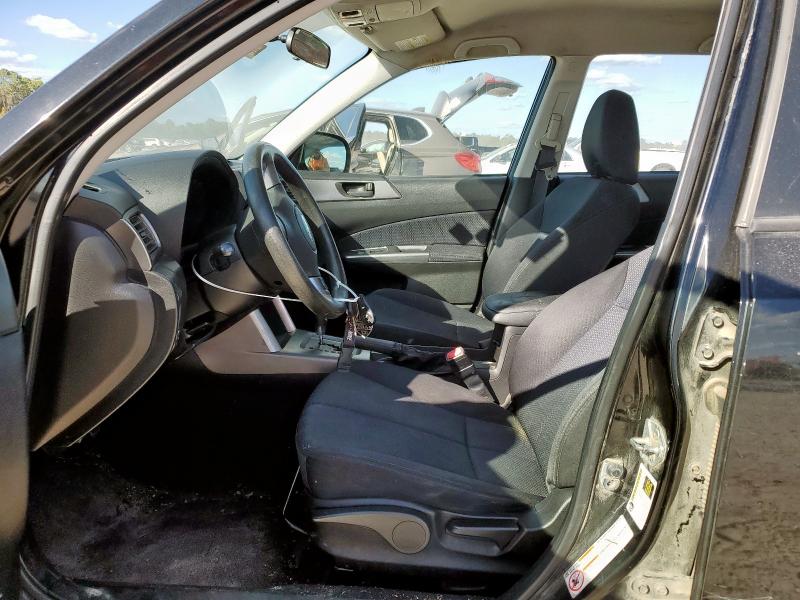 JF2SHBBC2CH435744 - 2012 SUBARU FORESTER 2.5X Czarny zdjęcie 7