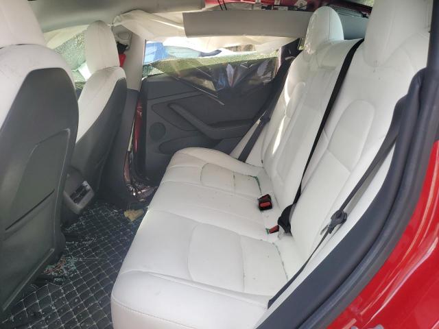 5YJ3E1EC6MF050853 - 2021 TESLA MODEL 3 红色 照片 10