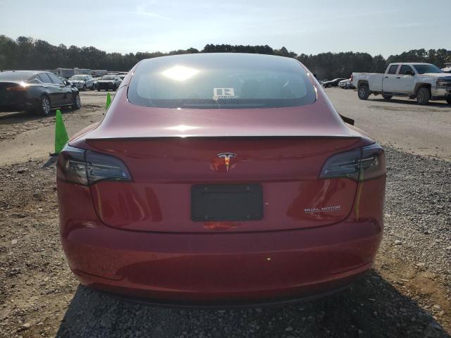 5YJ3E1EC6MF050853 - 2021 TESLA MODEL 3 红色 照片 6