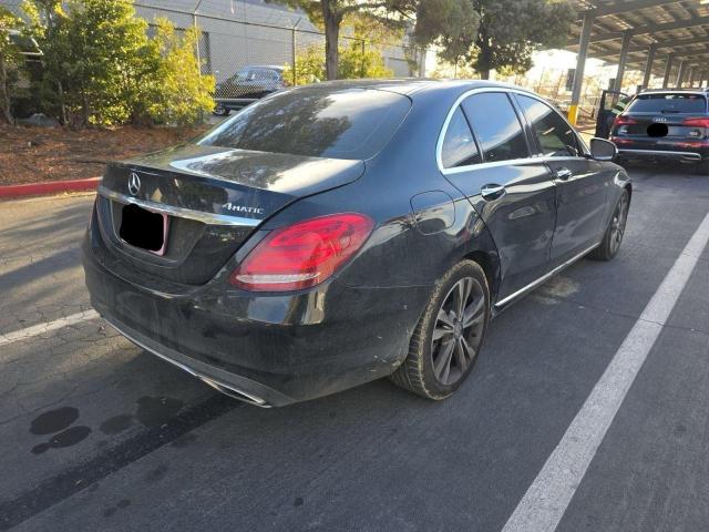 55SWF4KB1FU033791 - 2015 MERCEDES-BENZ C 300 4MATIC BLACK photo 4