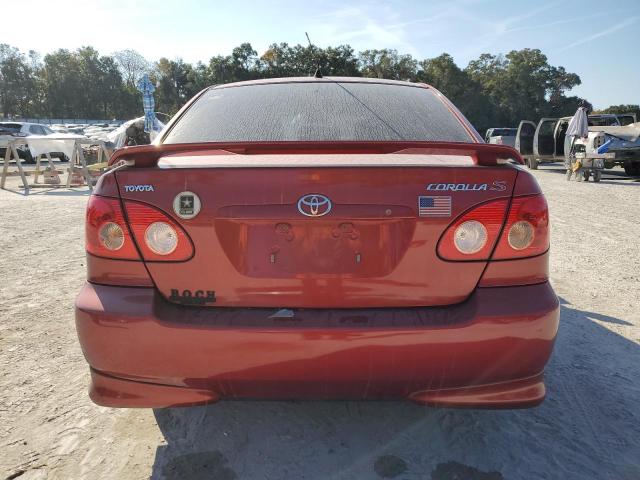 2T1BR32E17C788201 - 2007 TOYOTA COROLLA CE BURGUNDY photo 6