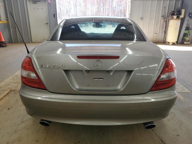 WDBWK54F86F095928 - 2006 MERCEDES-BENZ SLK 280 ვერცხლისფერი ფოტო 6