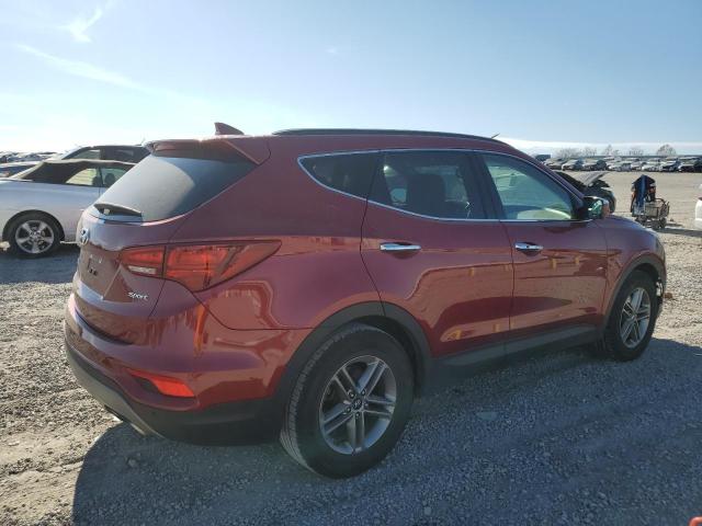5XYZU3LB9HG448401 - 2017 HYUNDAI SANTA FE S RED photo 3