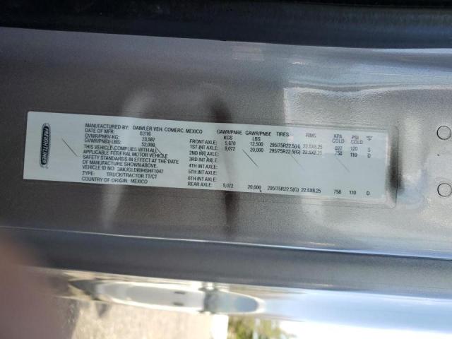 3AKJGLDR9HSHF1047 - 2017 FREIGHTLINER CASCADIA 1 灰色 照片 19