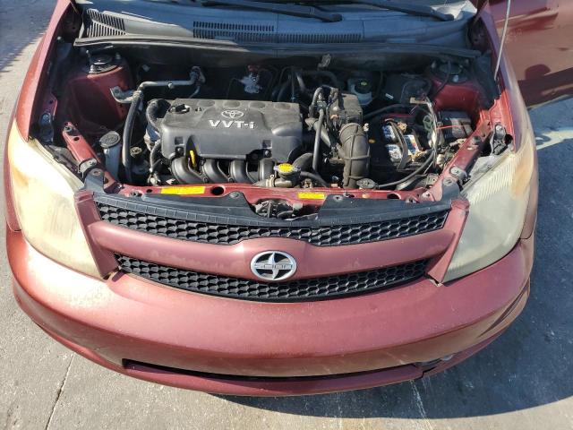 JTKKT624260159543 - 2006 TOYOTA SCION XA BURGUNDY photo 11