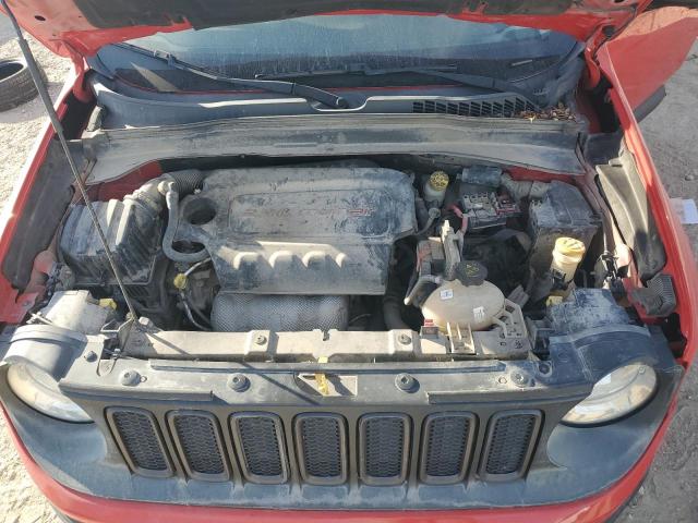 ZACCJBCBXHPE62056 - 2017 JEEP RENEGADE TRAILHAWK RED photo 11