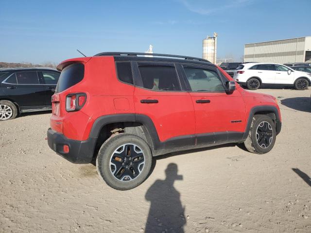 ZACCJBCBXHPE62056 - 2017 JEEP RENEGADE TRAILHAWK RED photo 3