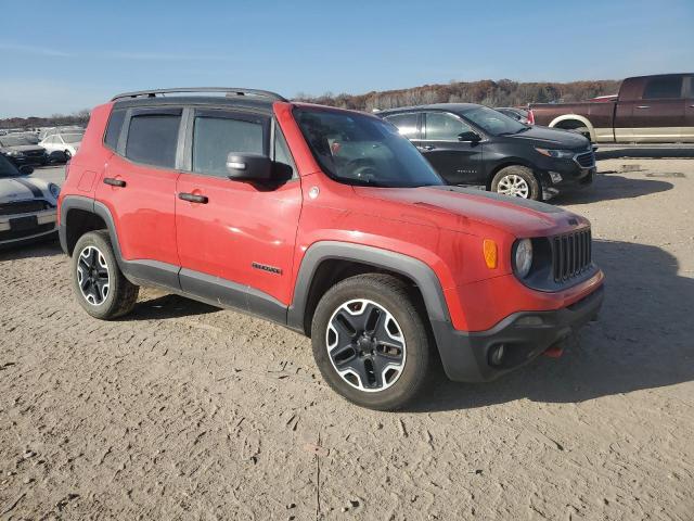 ZACCJBCBXHPE62056 - 2017 JEEP RENEGADE TRAILHAWK RED photo 4
