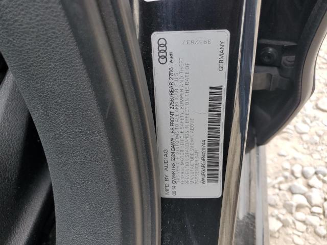 WAUFGAFC6FN020744 - 2015 AUDI A6 PREMIUM PLUS BLACK photo 12