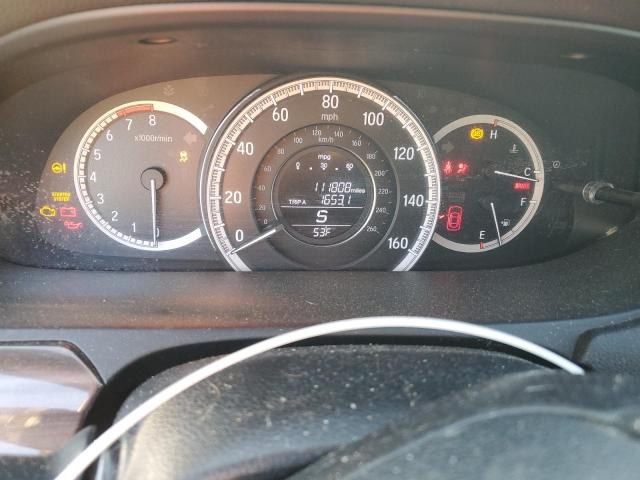 1HGCR2F88GA002810 - 2016 HONDA ACCORD EXL BLACK photo 9