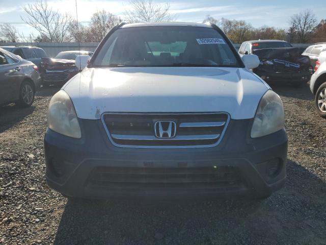 SHSRD78825U302728 - 2005 HONDA CR-V EX WHITE photo 5