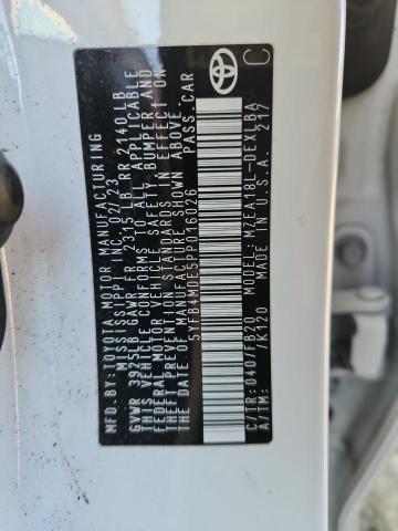 5YFB4MDE5PP016026 - 2023 TOYOTA COROLLA LE 白色 照片 12