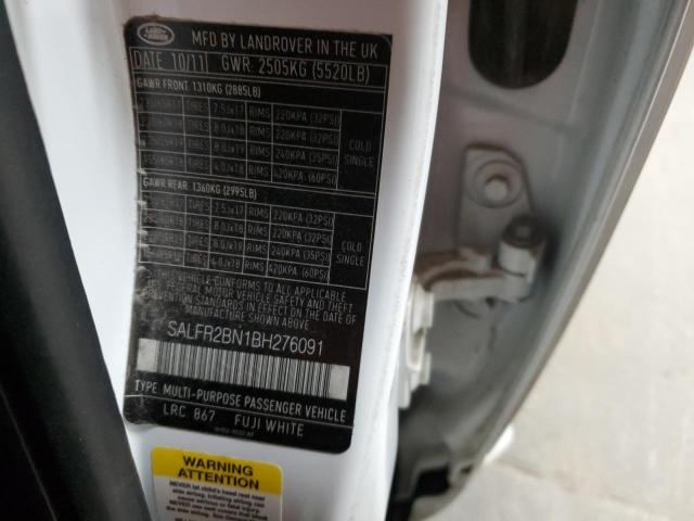 SALFR2BN1BH276091 - 2011 LAND ROVER LR2 HSE 白色 照片 14