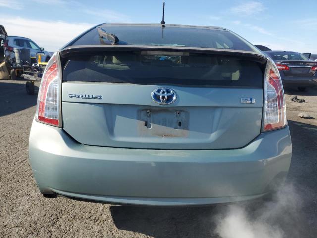 JTDKN3DUXE1748071 - 2014 TOYOTA PRIUS SILVER photo 6