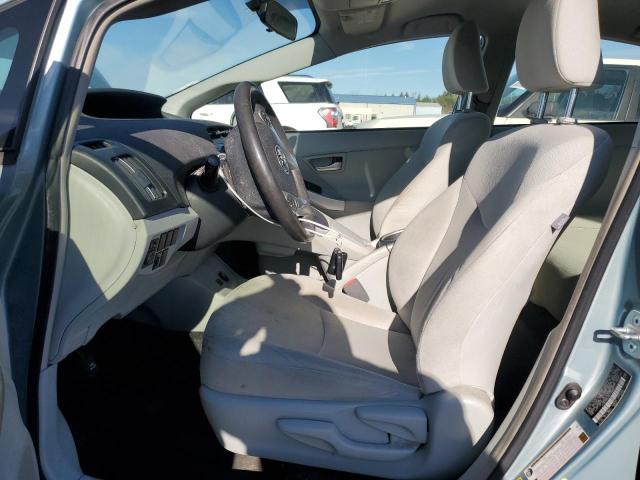 JTDKN3DUXE1748071 - 2014 TOYOTA PRIUS SILVER photo 7