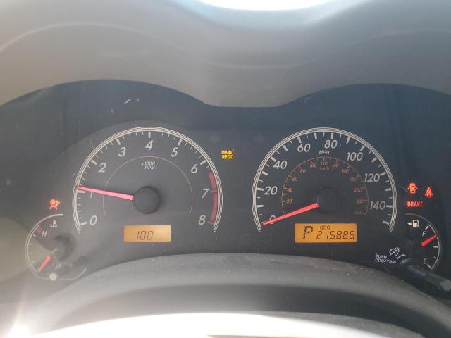 2T1BU40E99C116610 - 2009 TOYOTA COROLLA BASE GOLD photo 9