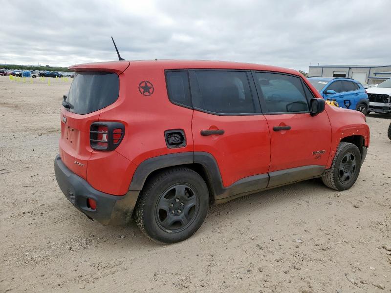 ZACCJAAH6HPF00500 - 2017 JEEP RENEGADE SPORT Kırmızı fotoğraf 3