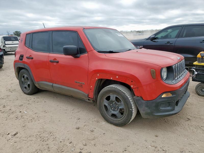 ZACCJAAH6HPF00500 - 2017 JEEP RENEGADE SPORT Kırmızı fotoğraf 4