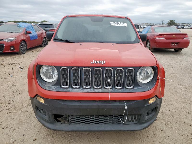 ZACCJAAH6HPF00500 - 2017 JEEP RENEGADE SPORT Kırmızı fotoğraf 5