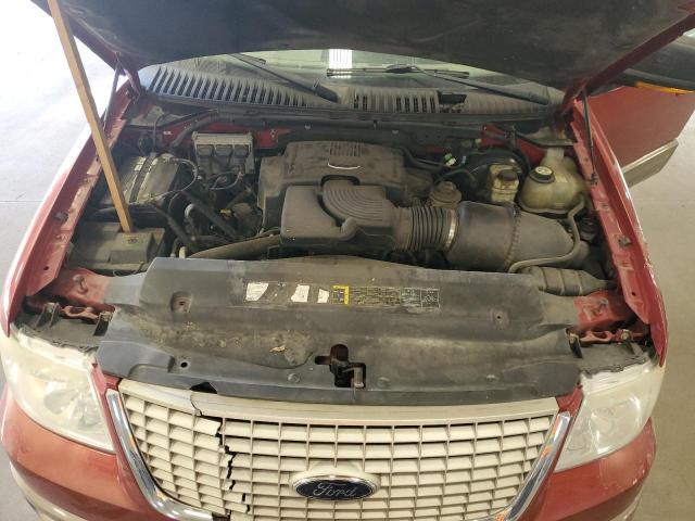1FMPU18L74LB21180 - 2004 FORD EXPEDITION EDDIE BAUER Czerwony zdjęcie 11