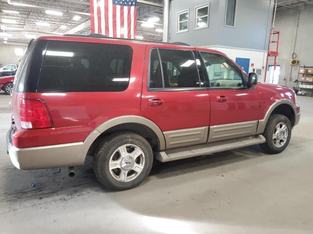 1FMPU18L74LB21180 - 2004 FORD EXPEDITION EDDIE BAUER Czerwony zdjęcie 3